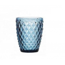 Set 6 vasos cristal Relieve Azul